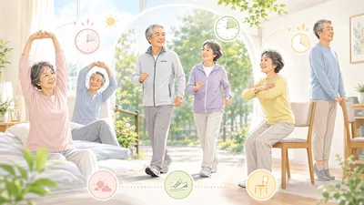 シニアの短時間運動は効果ある？毎日続けやすい簡単習慣を解説