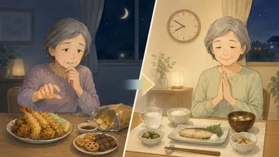 高齢者が夜に気をつけたい食習慣